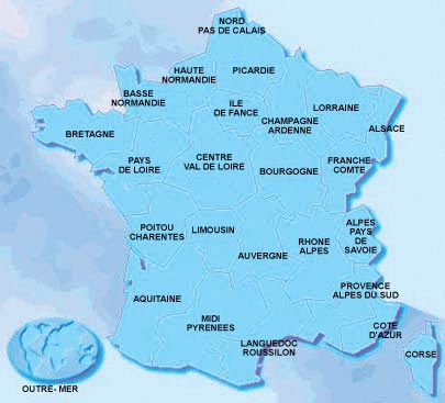 carte de france