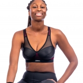 Soutien-gorge Fitline Vitality - Couleur : Framboise - Image N° 2